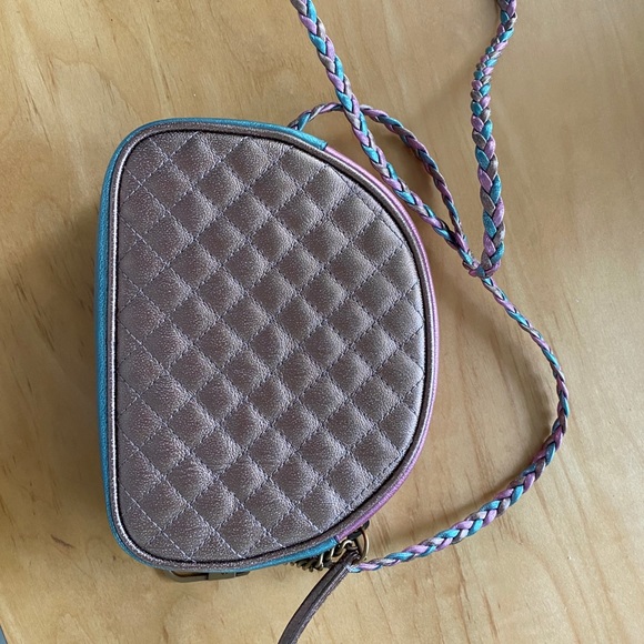 Gucci Pink and Blue Leather Crossbody Bag - Picture 3 of 11